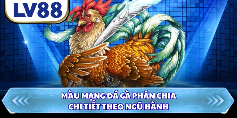 Màu mạng đá gà phân chia chi tiết theo ngũ hành