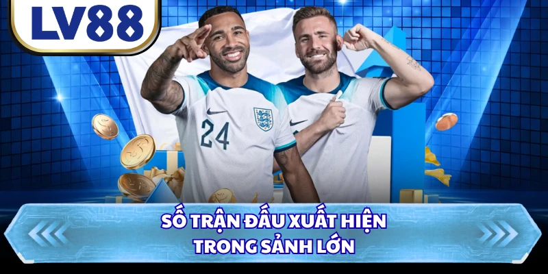Số trận đấu xuất hiện trong sảnh lớn